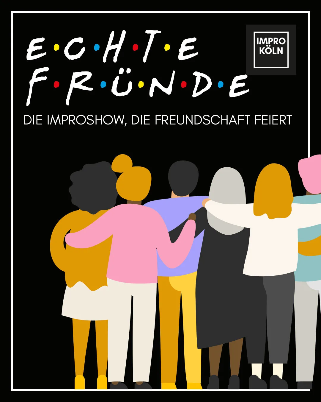 Lustige Stand-up Comedy mit Nele Mathew bei ImproKoeln in einer Kneipen-Atmosphäre.